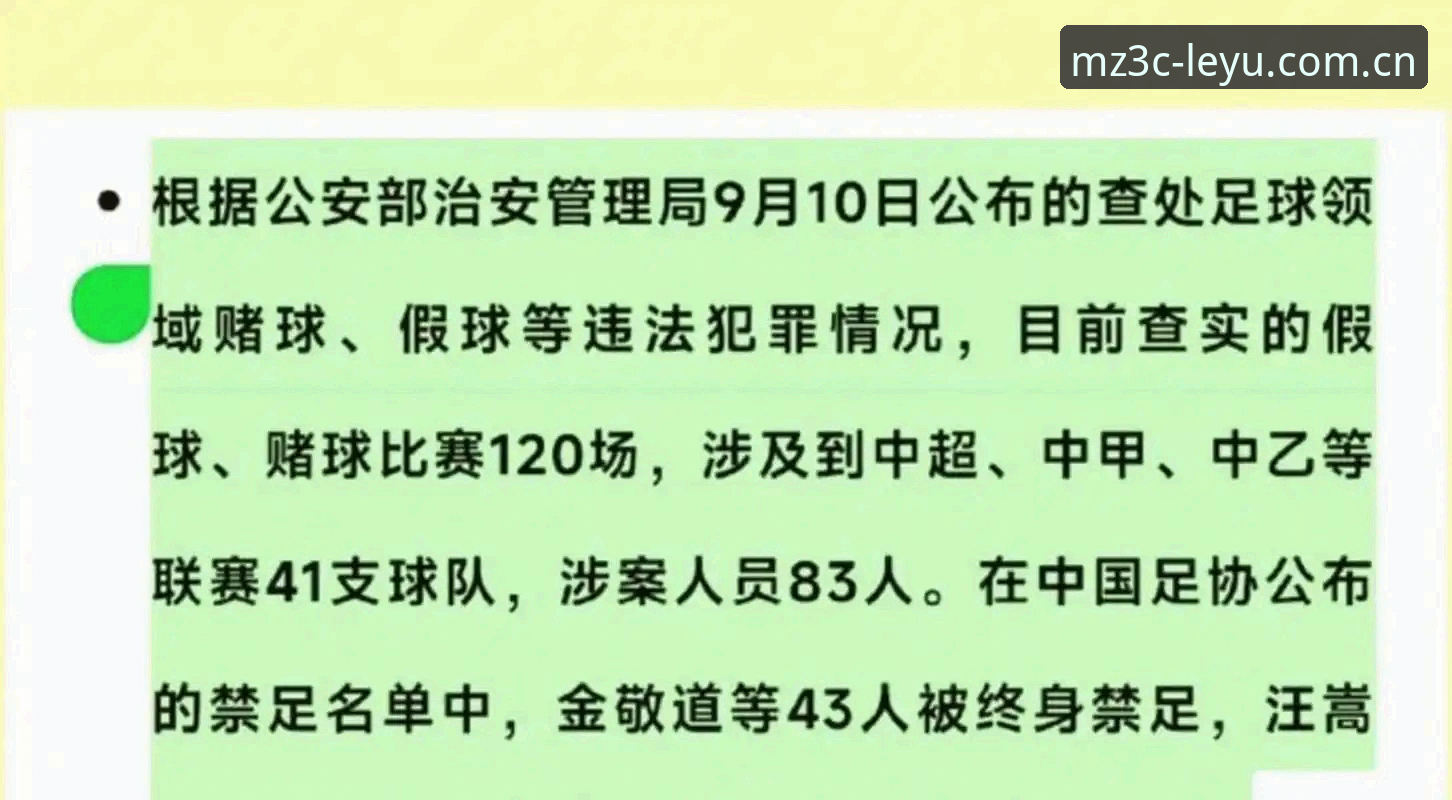 17人终身禁足！中国足协第三批处罚名单的3大行业警示
